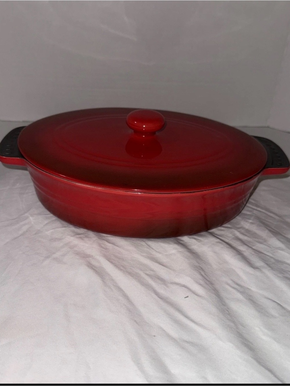 Red parini dish